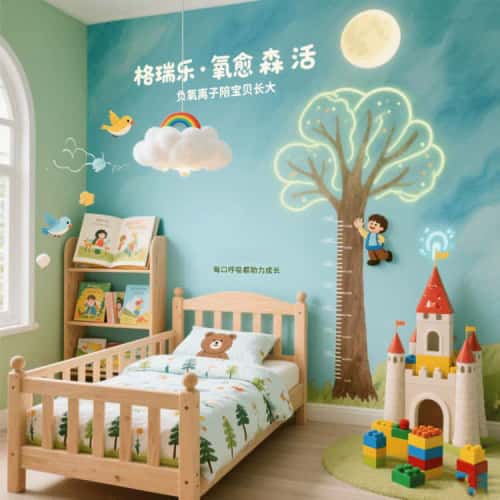 格瑞乐・氧愈森活 - 儿童房负氧离子生态涂层空气净化方 格瑞乐・氧愈森活 - 儿童房负氧离子生态涂层空气净化方