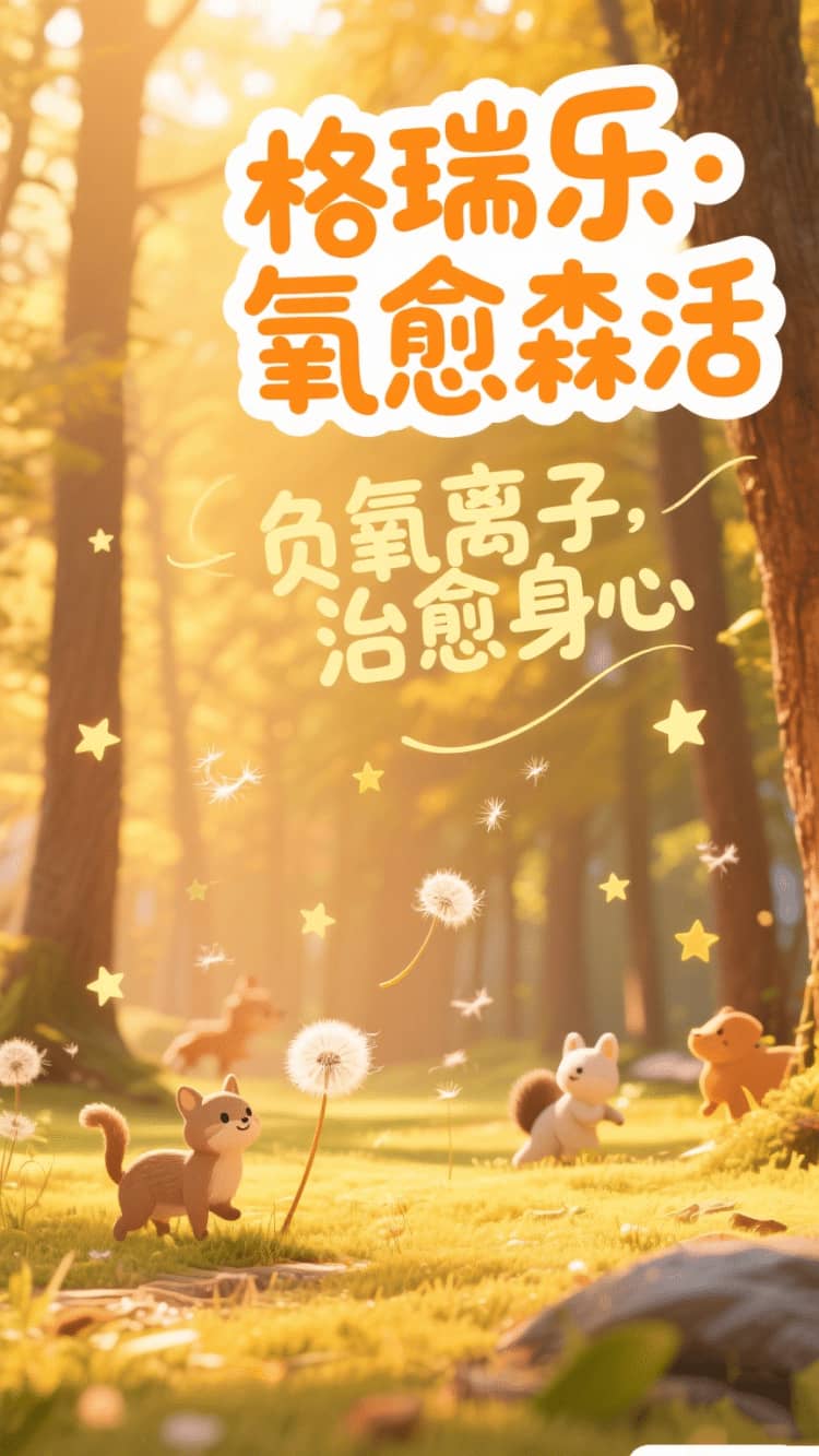 格瑞乐・氧愈森活，负氧离子，治愈身心
