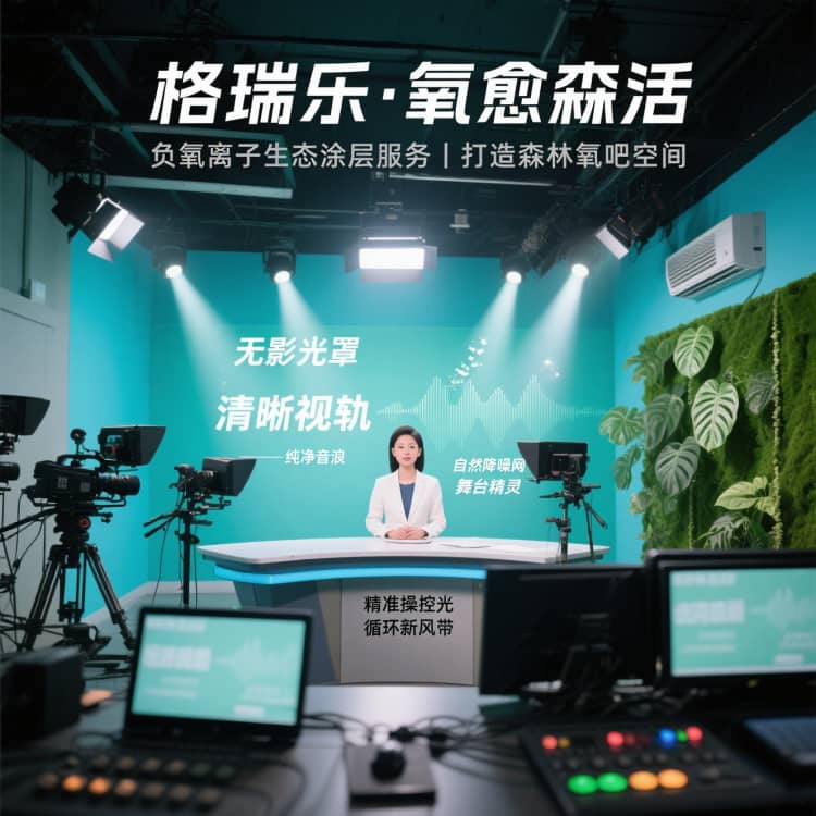 格瑞乐・氧愈森活 - 演播室空气净化解决方案：让每一段录制都沉浸在森林般的清透里