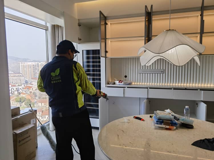 沌口除甲醛：格瑞乐蛮扎实！