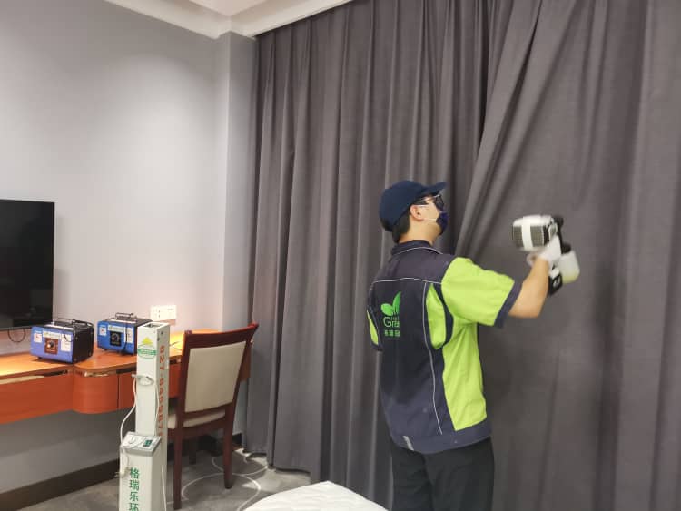 汉阳酒店除甲醛：格瑞乐蛮扎实！